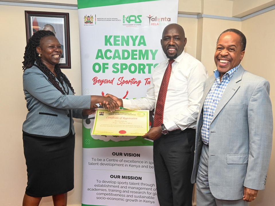 CS SPORTS KIPCHUMBA MURKOMEN VISITS KAS